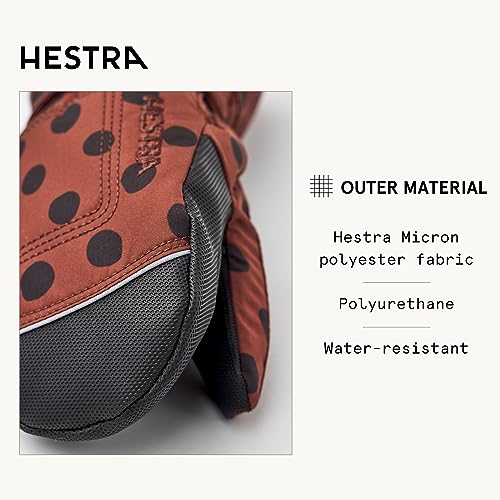 Image of Hestra Baby Zip Long Mitt (Child 1-9yrs) | Waterproof, Insulated Mittens for Toddlers & Kids for Winter & Playing in the Snow