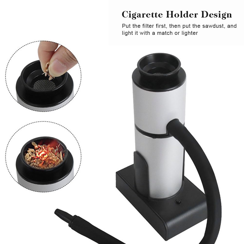 Kit Infusore Portatile per Fumo Freddo per Bevande Alimentari Affumicatore Portatile Professionale per Interni Ed Esterni per Chef o Barista, Include una Spazzola per Tubi per Segatura per