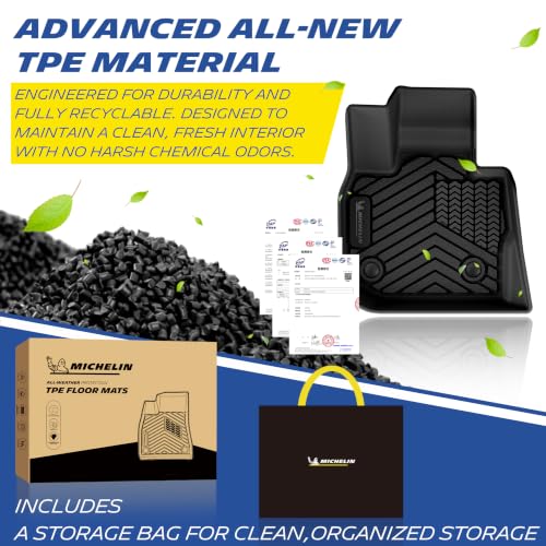 Image of Michelin Vehicle Mats for 2018-2024 BMW X3 (7 Piece)