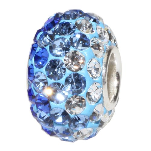 Massiccio Argento Sterling 925 cristalli di