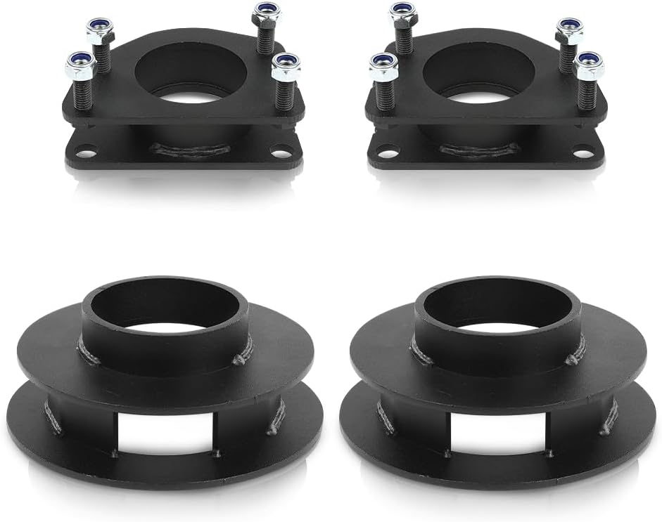 2.5" Front & 2.0" Rear Spacer Leveling Lift Kit Compatible with Jeep Liberty KJ 2002-2007 High-Strength Carbon Steel