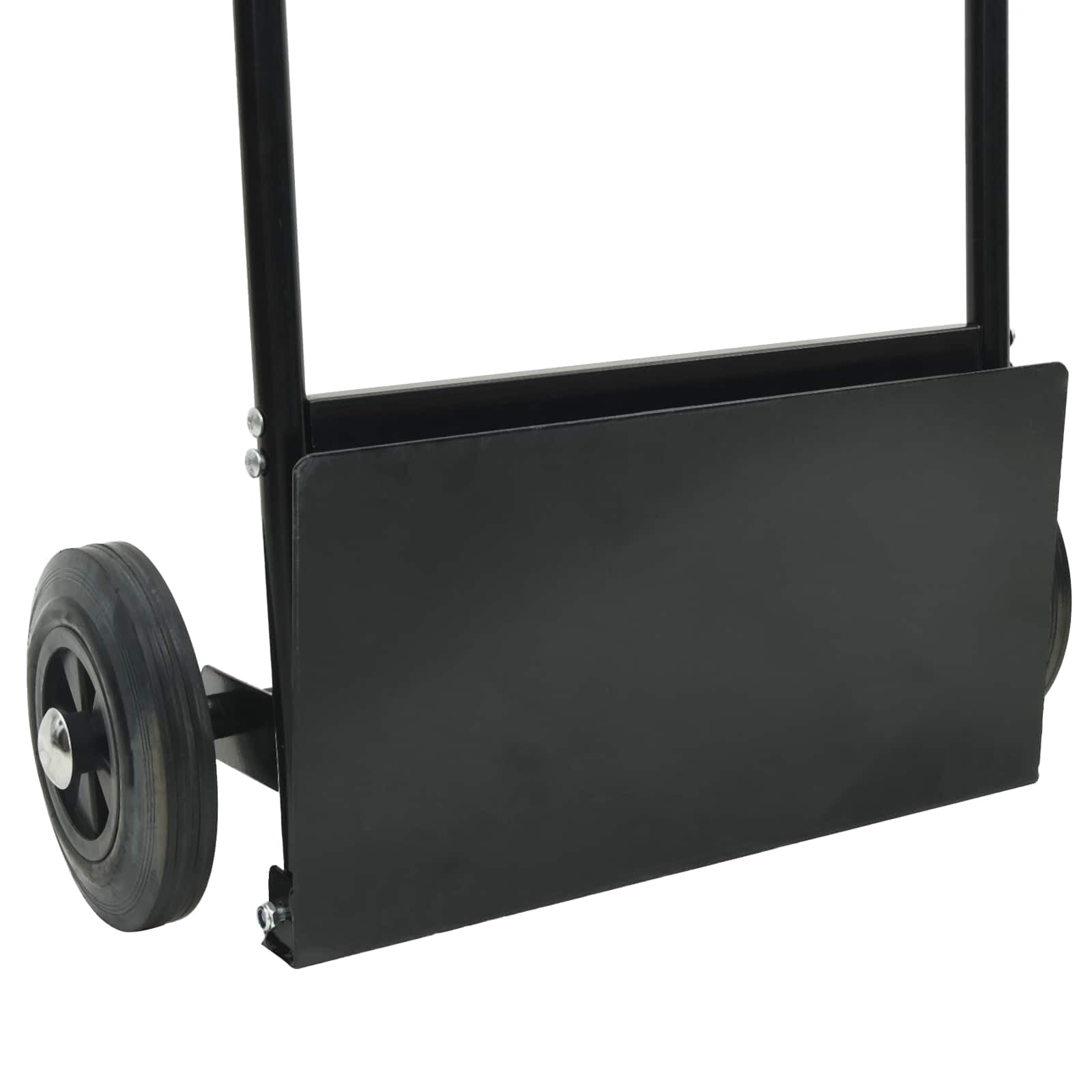 Generisch Handwagen Schwarz und Rot 63 x 43,5 x 110 cm Stahl,Heimwerkerbedarf,Werkzeuge,Rollwagen & Sackkarren,4019018