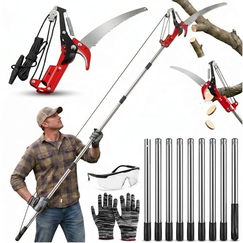 Manual 13.7 Ft Extendable Pole Saw