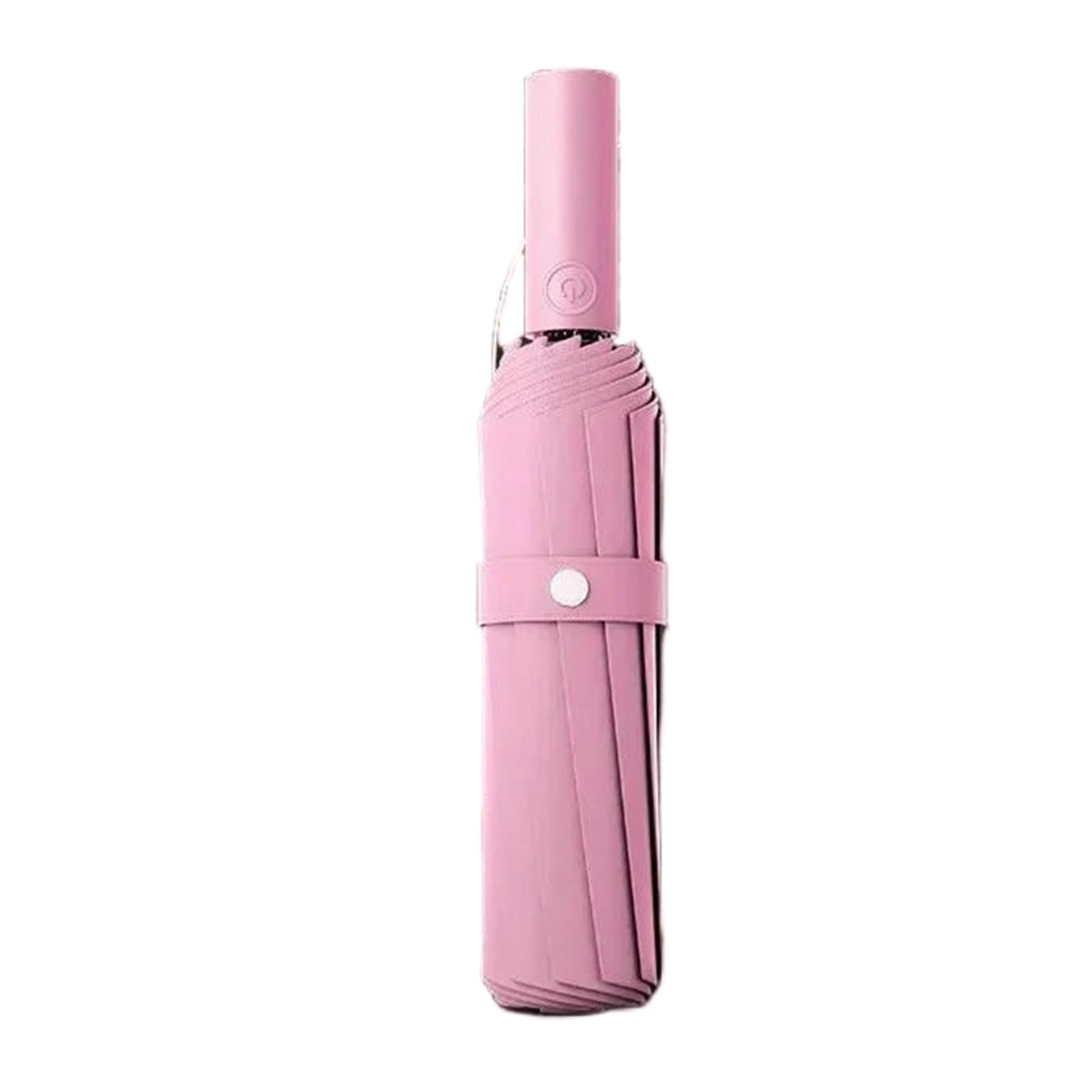 Gyios Men's Pink Umbrella Stormproof Windproof Compact For – 288 Reinforced Fibreglass Ribs, Automatic Folding,Sun Travel Rain Umbrella