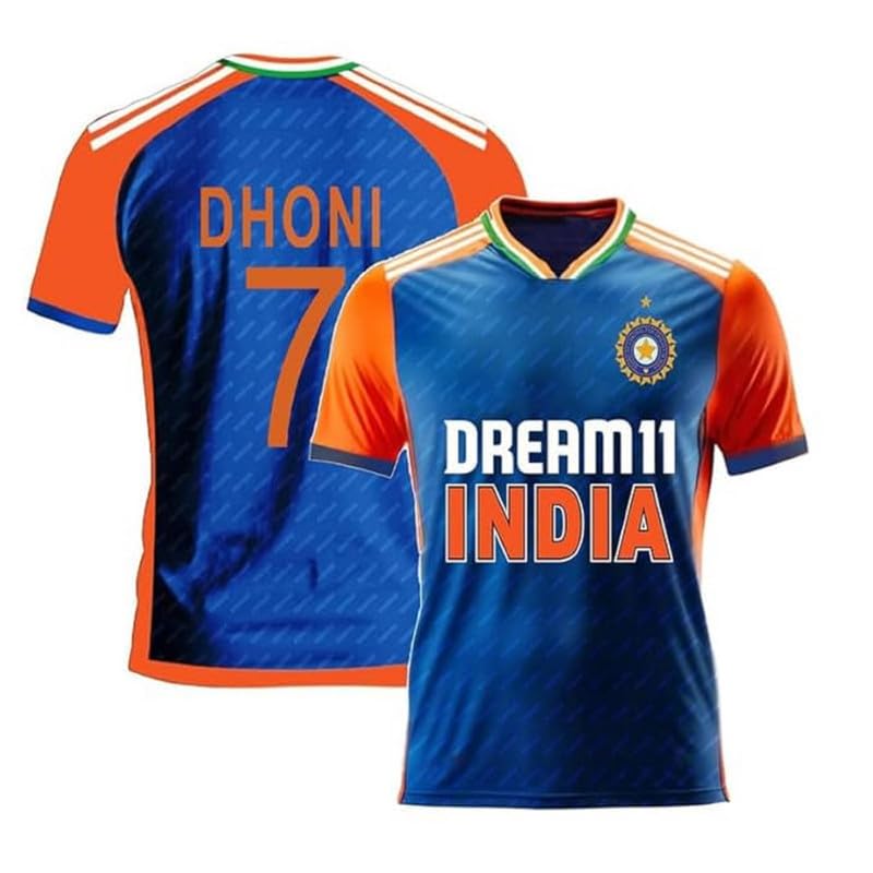 CSK Jersey 2025 New Dhoni Tshirt for Men & Kids