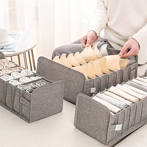 Socks Bra Underpants Foldable DiviUnderwear Storage Box der Drawer Closet Organizer Household Clothes Storage Sorting Tools (M:40X15X11cm(For underwear))