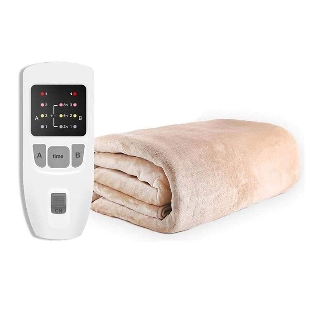 Electric Blanket Heated Blanket Electric Blanket Dual Control, 2 Controls |  4 Temperatures | Rapid Heating | Personalized Temperature (Size : 180 *  120cm) : Amazon.co.uk: Health u0026 Personal Care