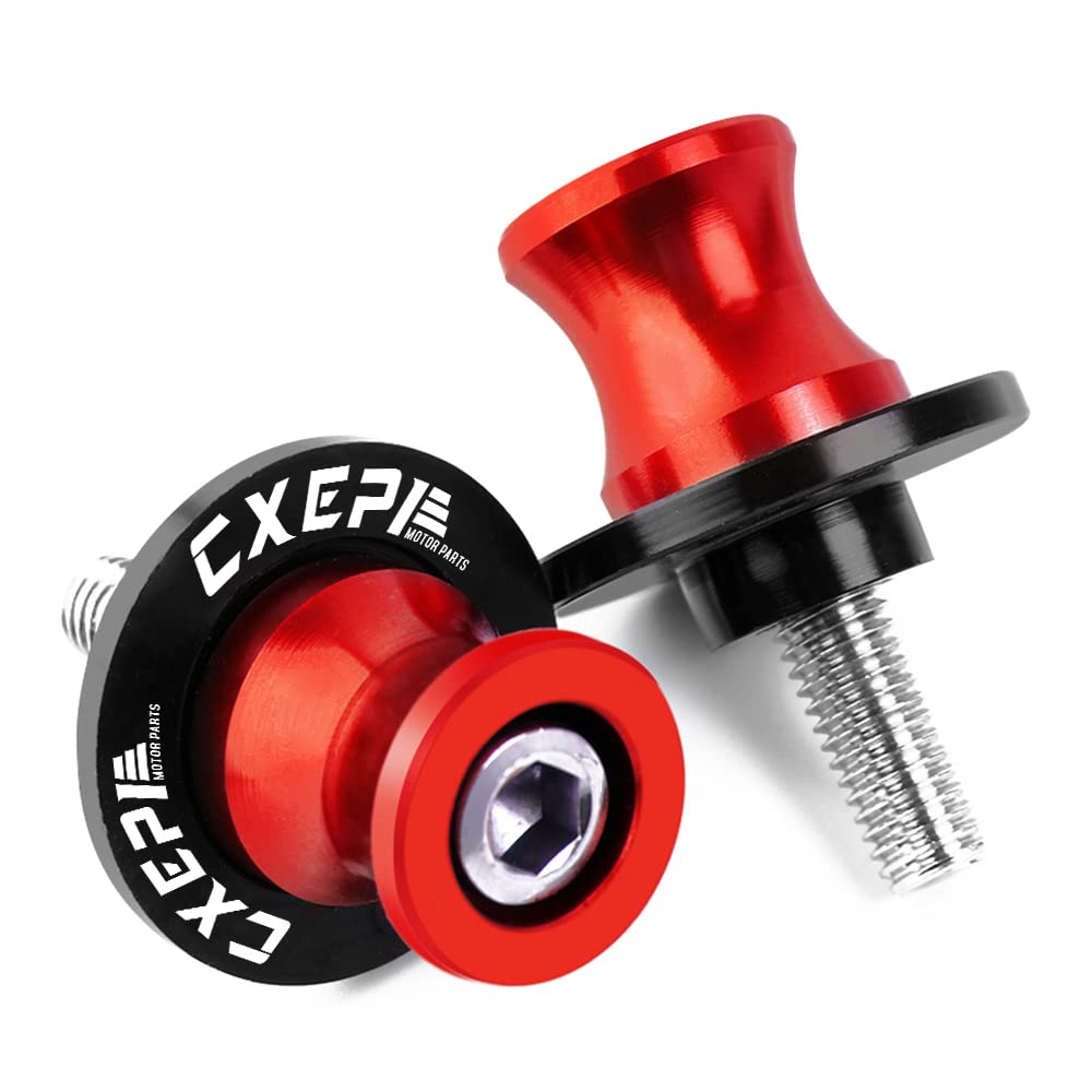 M6 Coppia di Nottolini Alza Moto Supporti per Forcellone Posteriore Delle per Aprilia Dorsoduro 750 Falco Futura RS4 125 RS50 RSV4 1100 Shiver 750 900 Tuono 660 Tuono V4 1100