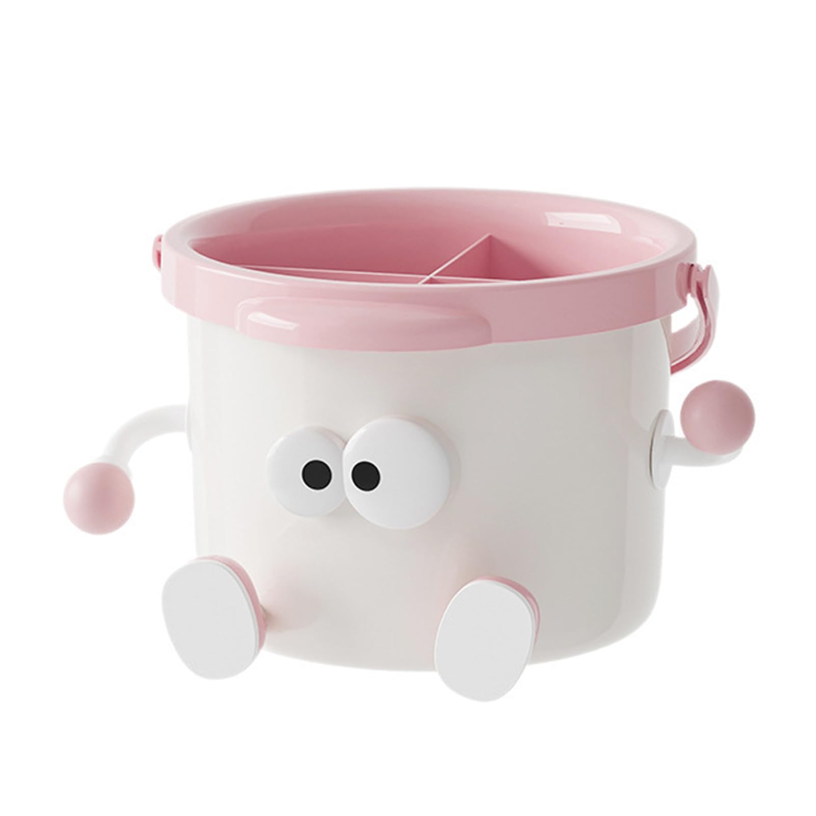 Glifora Cute Cartoon Desktop Pen Holder - Large Capacity Portable Organiser for Students and Office, Multi-Function Stationery Storage Box for Pens, Markers and Scissors