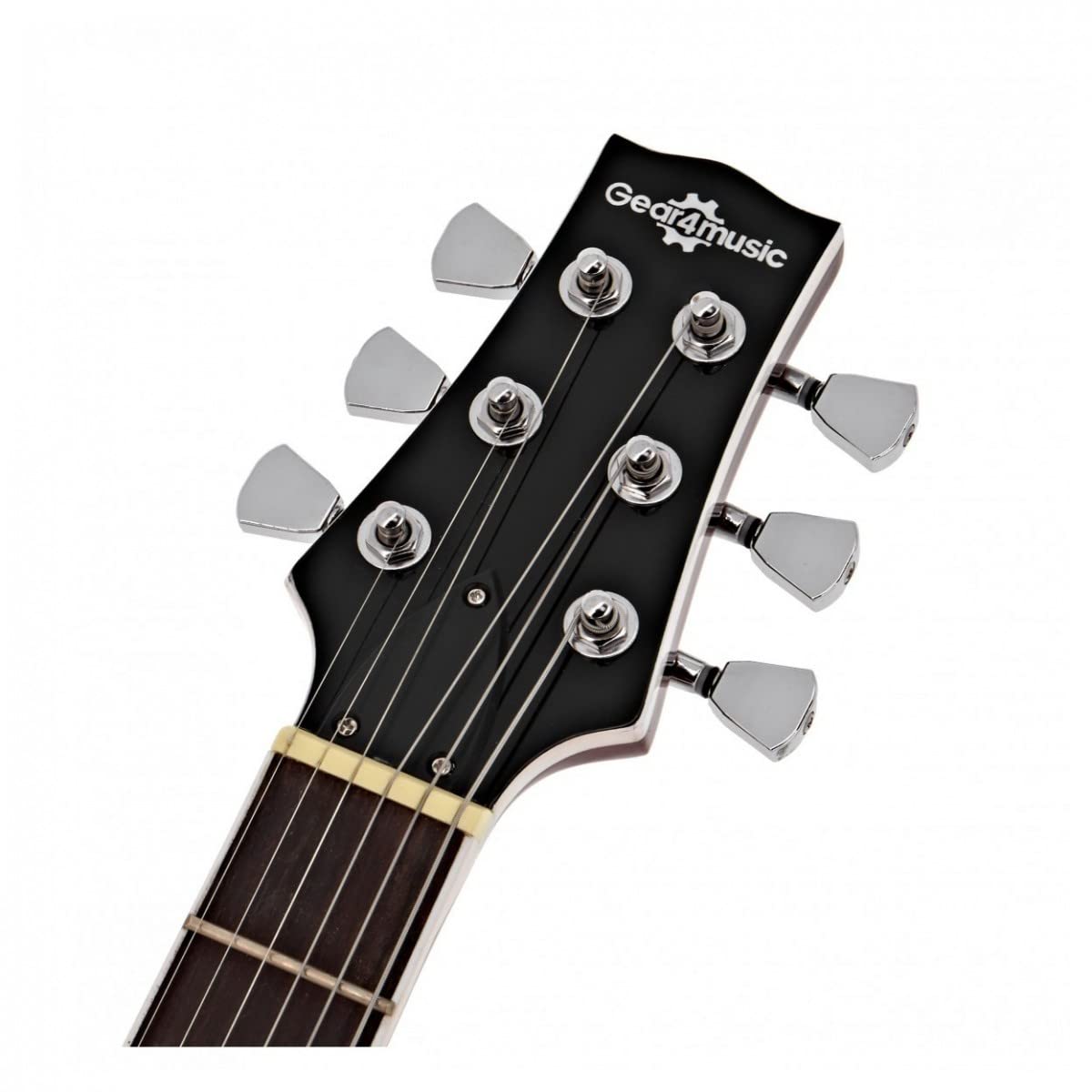 Gear4music E-Gitarre Linkshänder Full Size 4/4 Rot
