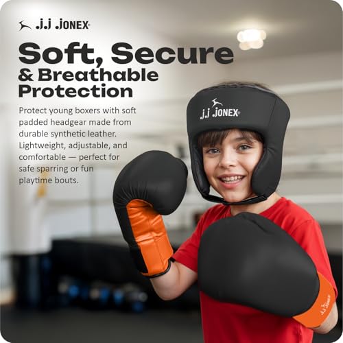 Image of JJ Jonex Sports Kids Boxing Punching Bag Set - Heavy Boxing Bag, Gloves, MMA, Home Gym & Martial Arts Training Equipment | for Boys & Girls for Age 3 4 5 6 7 8 Years | Black Color |