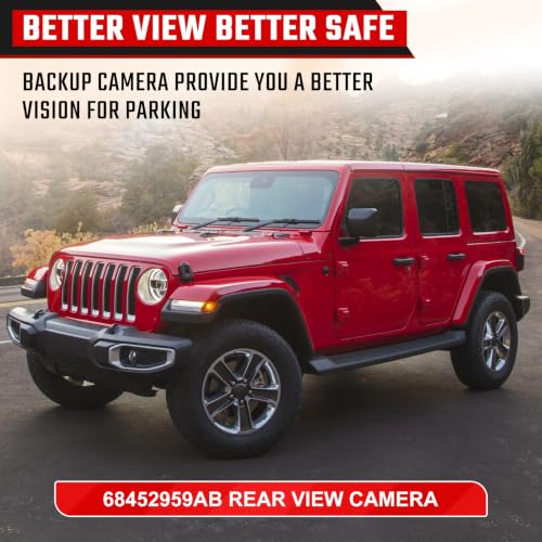 Image of 68452959AC Rear View Backup Assist Camera Fits for Jeep Wrangler 2018-2022