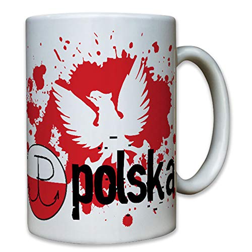 Polska pologne drapeau avec armoiries adler surface résistance armée befreiungskampf wk warscha-#7897 tasse de café mug
