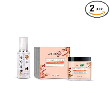 Skinatura Glamour & Shine Hair Serum + Skin Whitening Day Cream Combo Pack