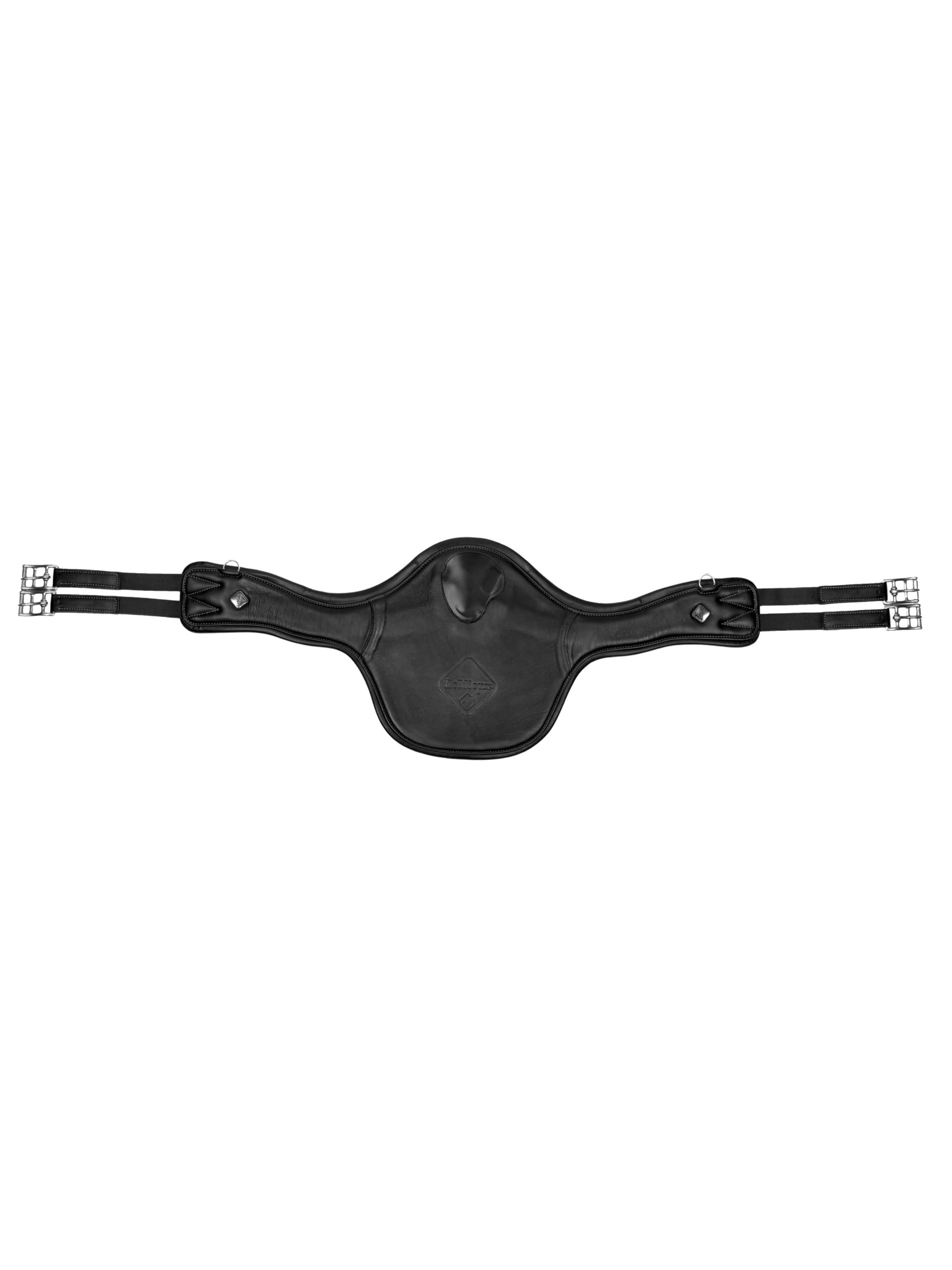 LeMieux Gel-Tek Anatomic Long Stud Girth with Magnet - Equestrian Horse Riding Girth - Black - 140cm