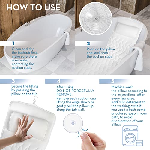 Full-Body-Bath-Pillow-Luxury-Bathtub-Pillow-22-Suction-Cups-Bath-Pillows-for-Tub-Neck-and-Back-Support-Adults-Bathtub-Cushion-and-Bath-Tub-Pillow-Headrest-Soaking-Bathtub-Accessories-for-Women