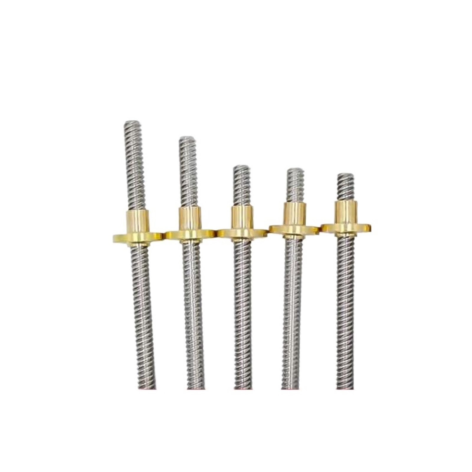 Metal Ball Screw nut end Processing 2pcs T8 Screw Screw Trapezoidal Screw Lead 20mm Screw with Nut(450mm)