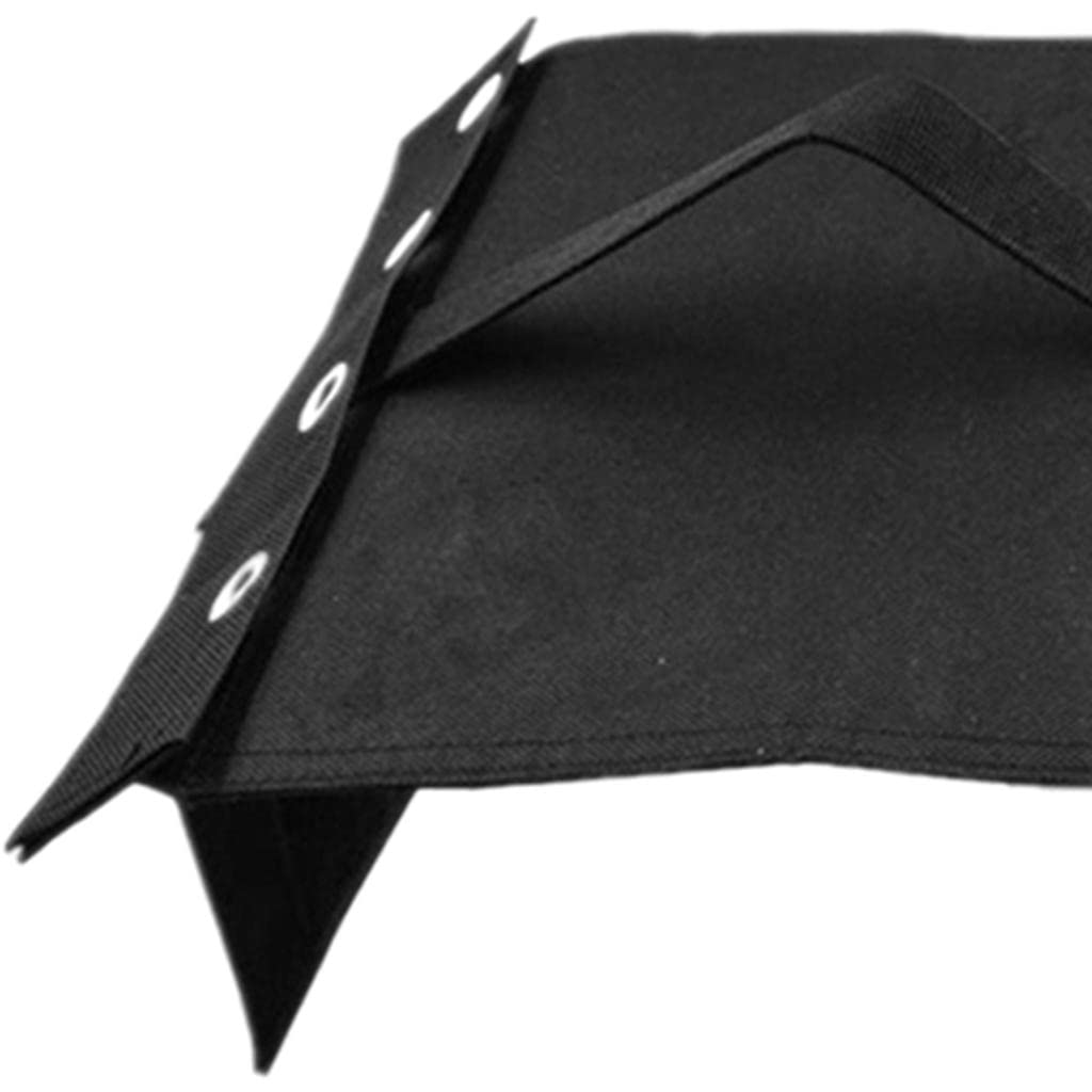 Kneeboard Tasche mit Abnehmbarem Ösenstreifen Stifthalter Klemmbrett Und Flexiblem Riemen für Berufsen Privatreisende Zivile Luftfahrt, Schwarz
