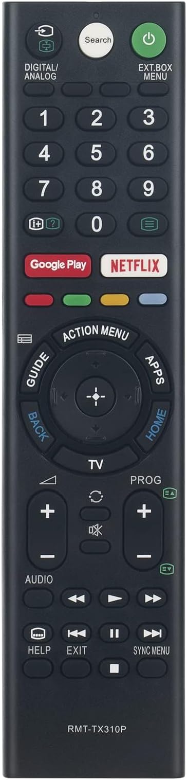 New Replacement Remote Control, Remote Control Fit, Universal Remote Control Compatible with Sony TV KD-55X8000G KD-49X8000G KD-43X8000G KD-65X8077G KD-55X8077G KD-65X7500F KD-55X7500F