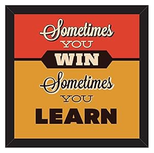 Paper Plane Design Motivational/Funny Quote Photo Frame for Wall, Office, Study Room Decoration Poster Framed Without Glass, Size - 10 x 10 Inch