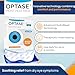 Optase Moist Heat Mask – Heated Eye Mask for Dry Eyes With HydroBead Technology – Washable, Microwaveable Compress – Holds Heat for 10 Minutes