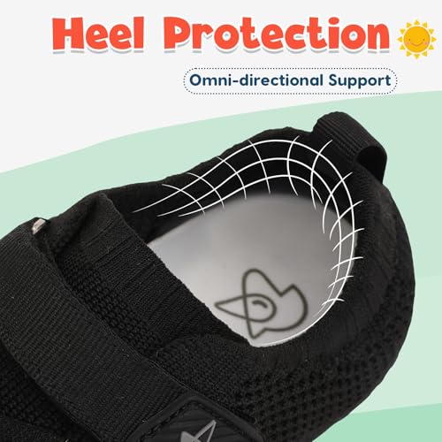 leisfit kids girls boys shoes wide barefoot shoes kids anti-slip sneakers lightweight hiking sneakers for toddler little big kid