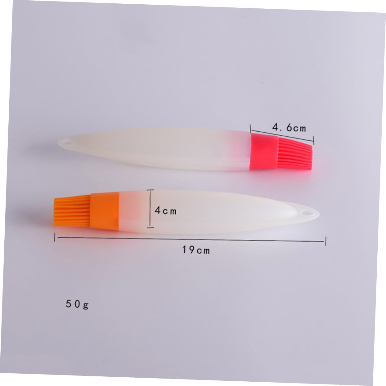 Totority Cooking Baster Silicone Grill Brush Basting Oil Brush Flat Bottom Oil Bottle for Cooking Random Color