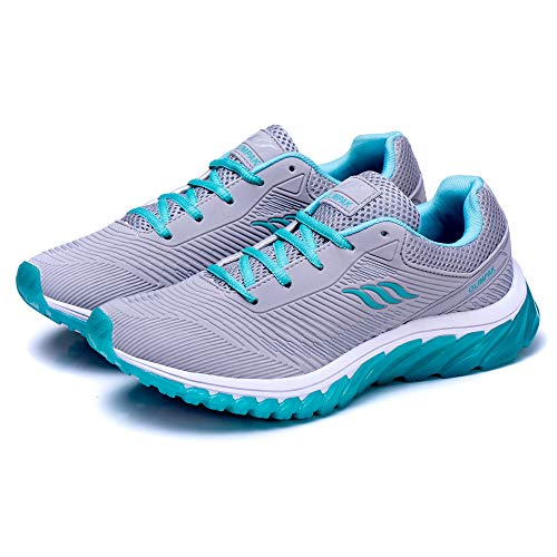 Kit 2 Pares Tênis Feminino Esportivo para Academia Caminhada (39, MARINHOPINK/CINZAVAGUA)