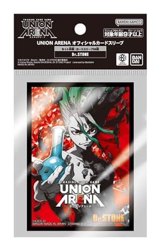 UNION ARENA オフィシャルカードスリーブ Dr.STONE パック