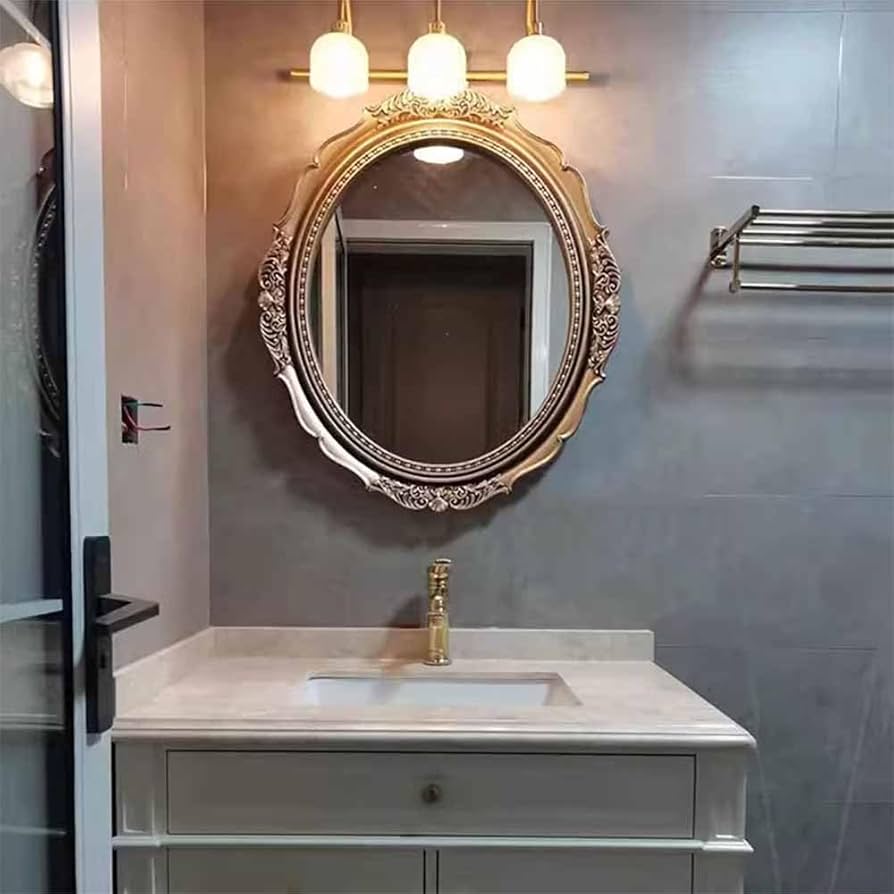 Amazon.co.jp: ZYBOWAYL バロックバスルームミラー 78*68cmオーバル Amazon.co.jp: ZYBOWAYL バロックバスルームミラー 78*68cmオーバル