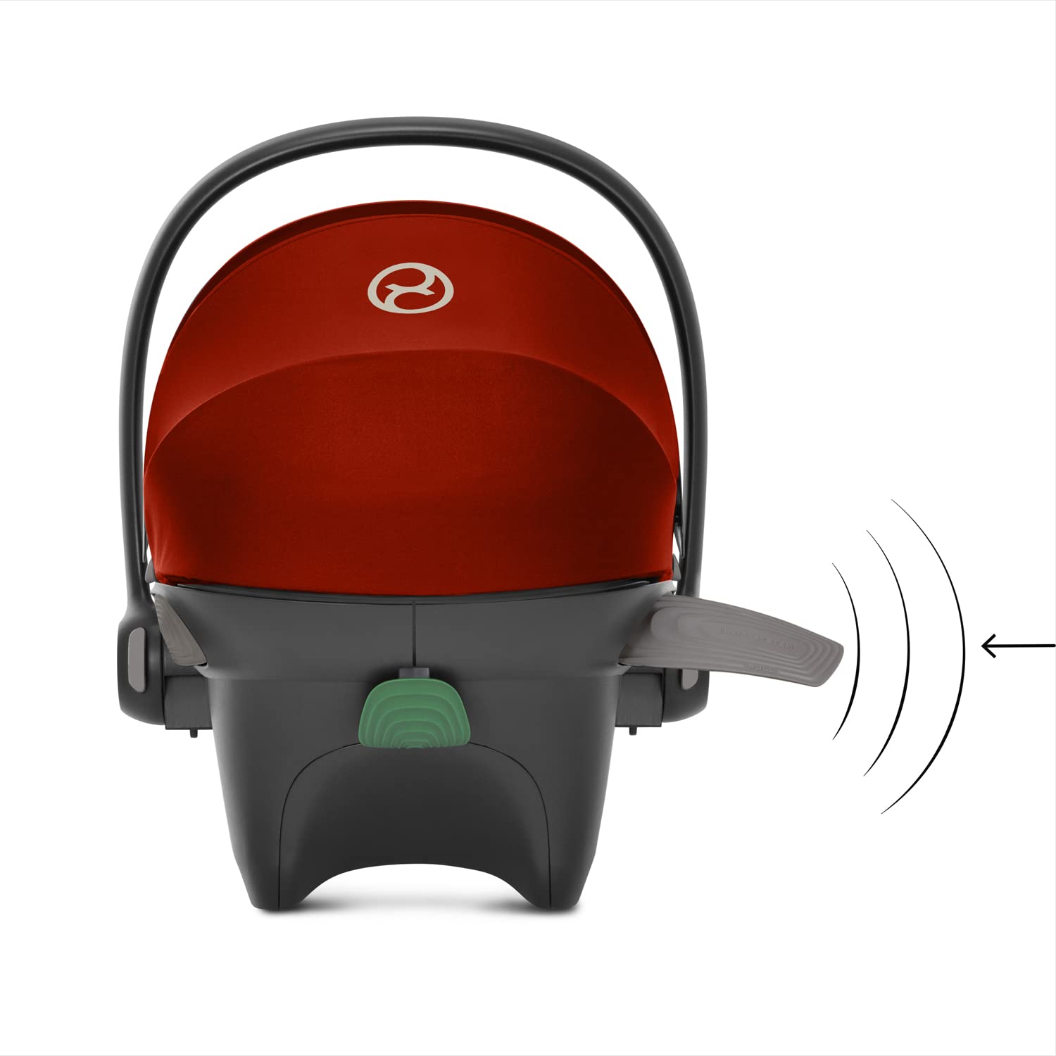 CYBEX Gold fotelik samochodowy dla dzieci Aton S2 i-Size, Od urodzenia do ok. 24 miesięcy, Maks. 13 kg, Z wkładką dla noworodka, Kompatybilny z SensorSafe, Hibiscus Red