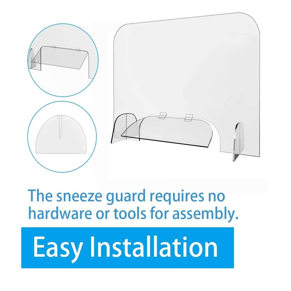 Trasparente Acrilico Starnuto Schermo Cibo Protezione Torta - Foto 7