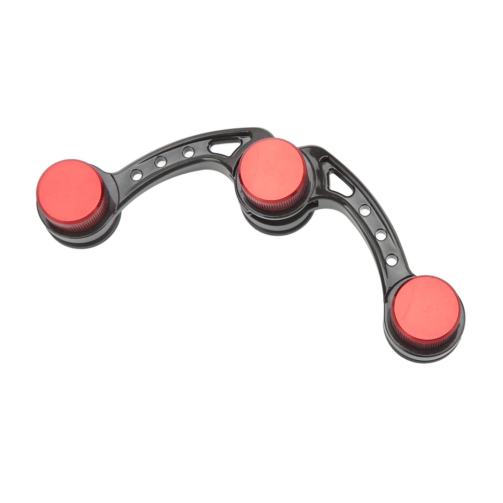 VGEBY Portable Fishing Knotter Tool, Adjustable Line Speed, Wear Aluminum Alloy PE Line Knotter for Smooth GT Buttons (Red)