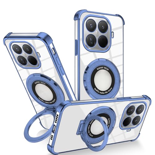 Wousunly �Ή� Xiaomi 17T Pro �P�[�X �N���A �����O�t�� �ϏՌ� �X�}�z�P�[�X for Xiaomi 17T Pro ���� �y���^ �g�уJ�o�[ (��)
