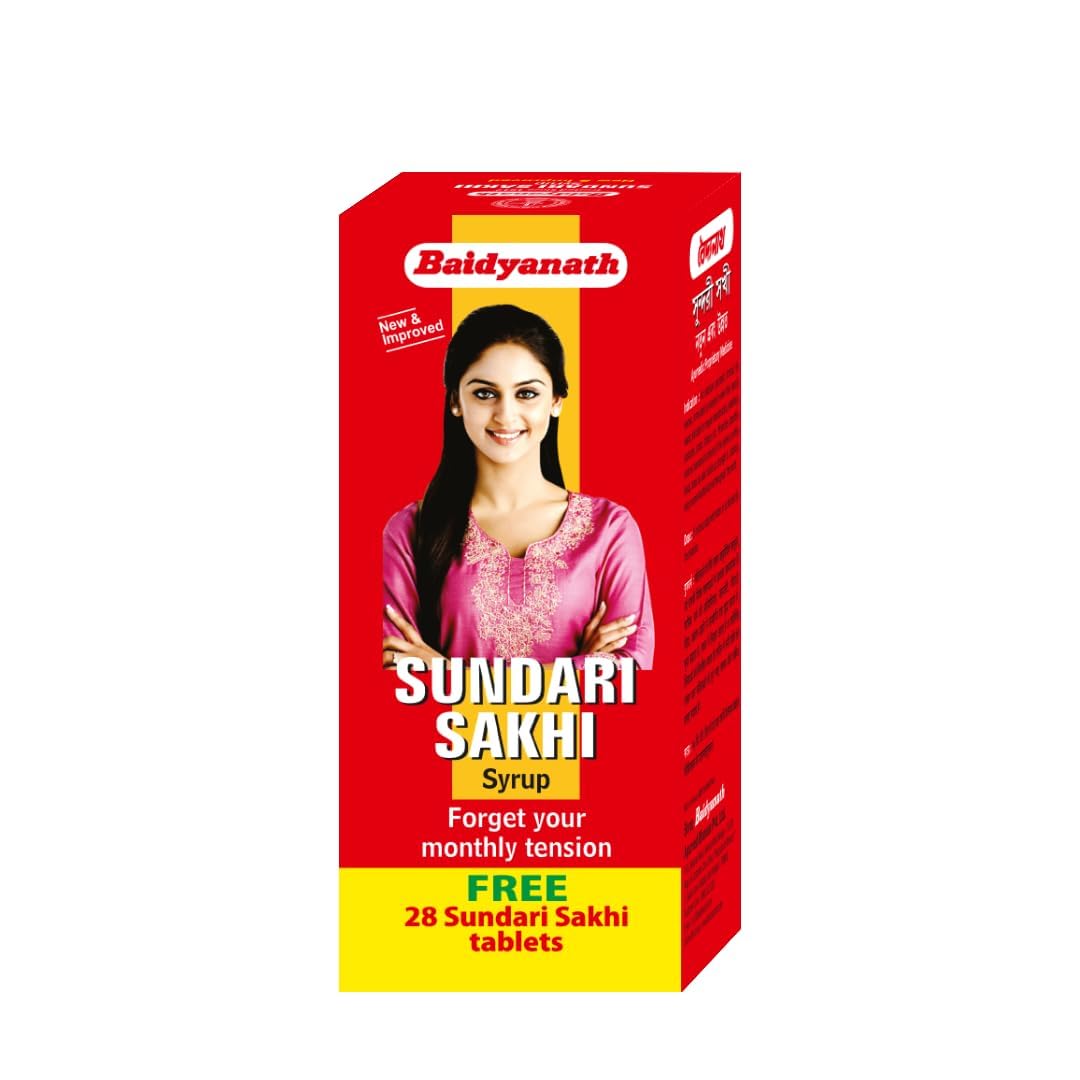 Baidyanath Sundari Sakhi 450 ml – Ayurvedic Women's Health Tonic with Traditional Herbs for Uterine, Bone, and Stamina Support