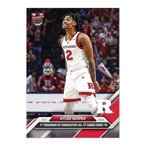 2024 Topps Bowman U Now Dylan Harper #8 Rutgers Scarlet Knights Rookie RC Basketball Card