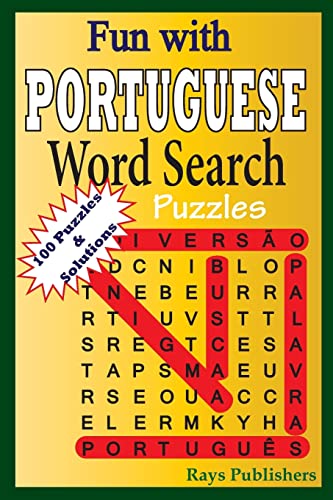 Fun with PORTUGUESE - Word Search Puzzles (Portuguese Edition)