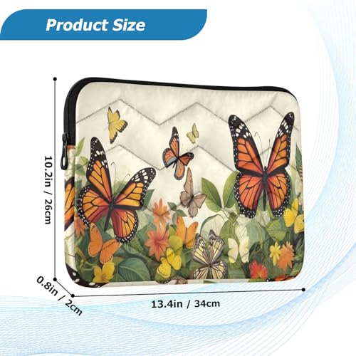 Funda para Laptop 13-14 Pulgadas con Diseño Mariposas miniatura 3