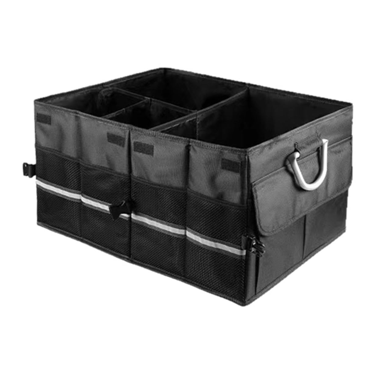 Mikinona Auto Kofferraum Aufbewahrungsbox, Klappbar, Oxford Cloth, Schwarz