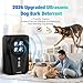 Queenmew Dog Bark Deterrent Devices, Automatic Anti Barking Device with 4 Ultrasonic Transmitters Long Range 50FT, 3 Mode Rechargble Barking Control Devices, Effective Stop Bark Box Outdoor & Indoor
