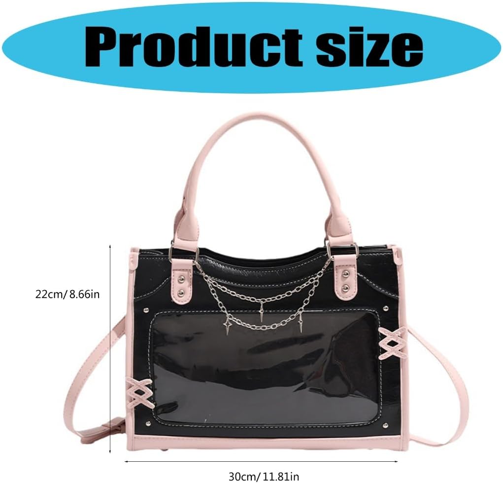 Transparent Itabag Messenger Bag Fashion Satchel Handbag Crossbody Shoulder Bag