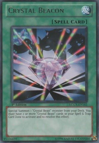 YU-GI-OH! - Crystal Beacon (LCGX-EN163) - Colección Legendaria 2 - 1 Edición - Raro