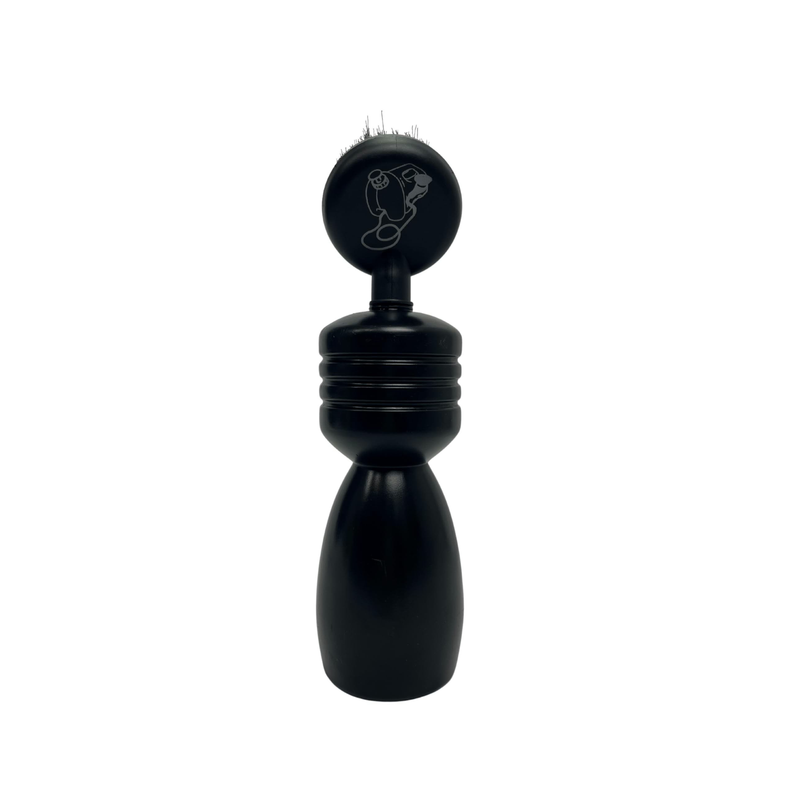 Mud Daddy® Mini 650ml Boot Cleaner Brush – Portable Football & Rugby Boot Washer – Hiking & Golf Shoe Cleaning Bottle – Handheld Shoe Cleaner for Muddy Trainers & Studs – Black