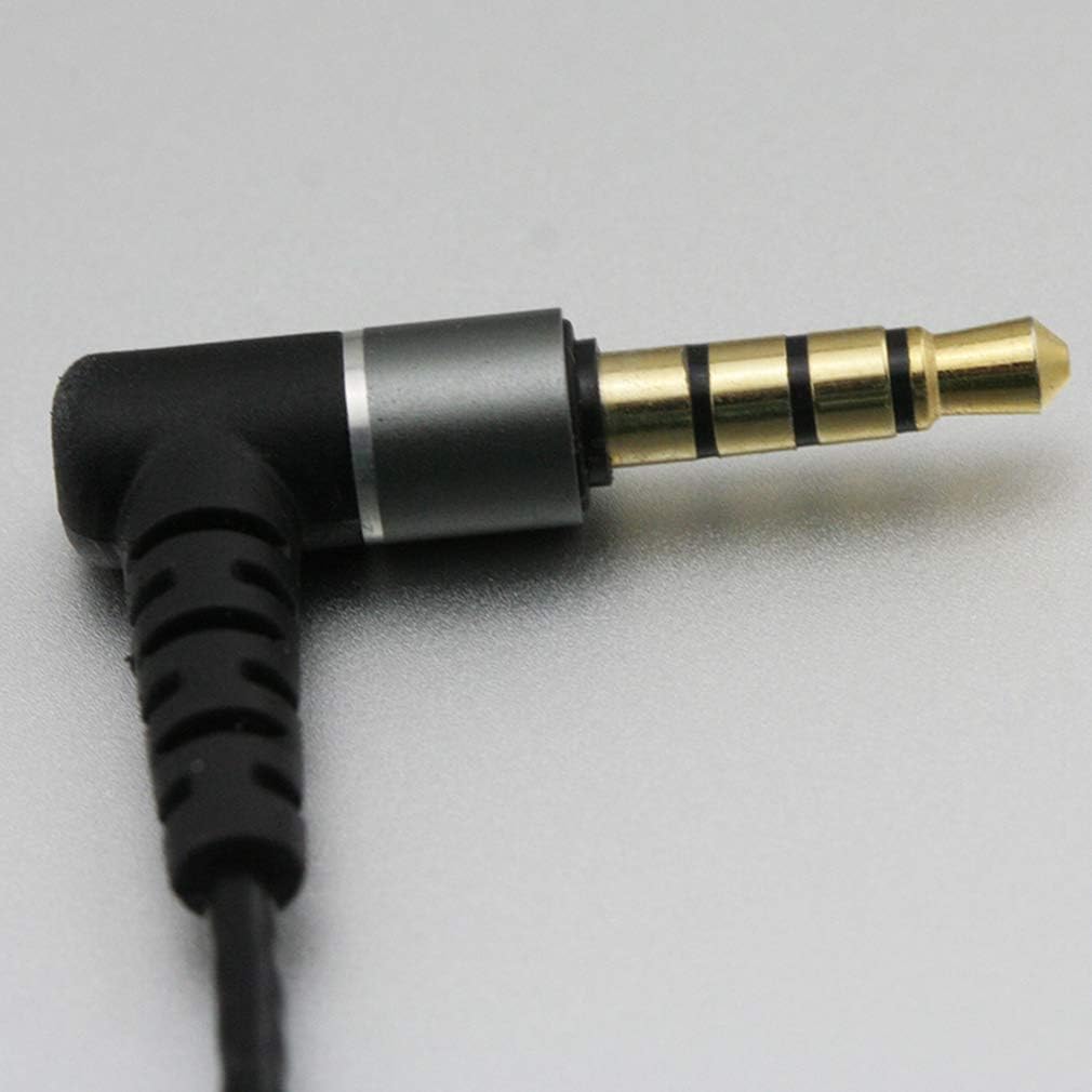 Wired in-Ear Earbud Soundproofing Metal Subwoofer Stereosonic Game with Microphone Headset, Compatible with 3.5mm Round Hole Source Device.