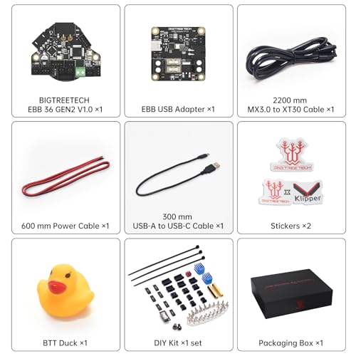 Image of BIGTREETECH EBB 36 GEN2 Extruder Breakout Adapter Board Support CAN & USB Communication for Nema14 36mm Stepper Motor