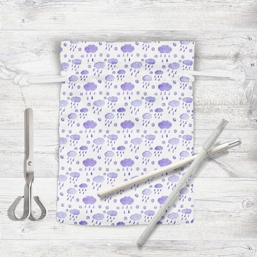 Image of ArtzFolio Watercolor Drops D3 | Pouch Wrist Potli Bag | Bag for Weddings & Casual Parties