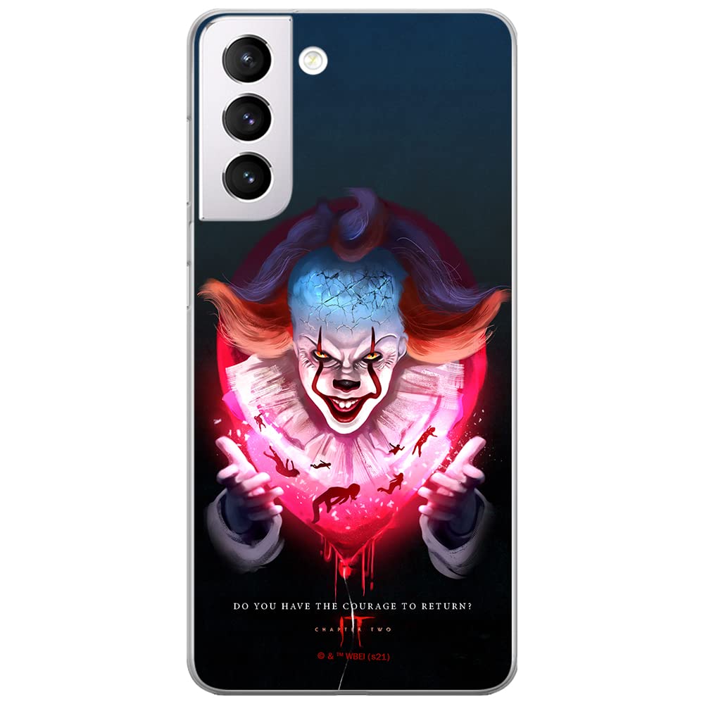 ERT GROUP mobile phone case for Samsung S21 original and officially Licensed Horror pattern It 020 optimally adapted to the shape of the mobile phone, case made of TPU