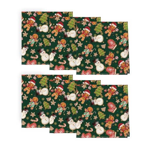 Servilletas de Tela Horaldaily 18 x 18 Pulgadas Set de 6 miniatura 1