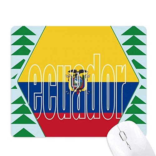 Tapis de souris Équateur souple et résistant au motif sapin