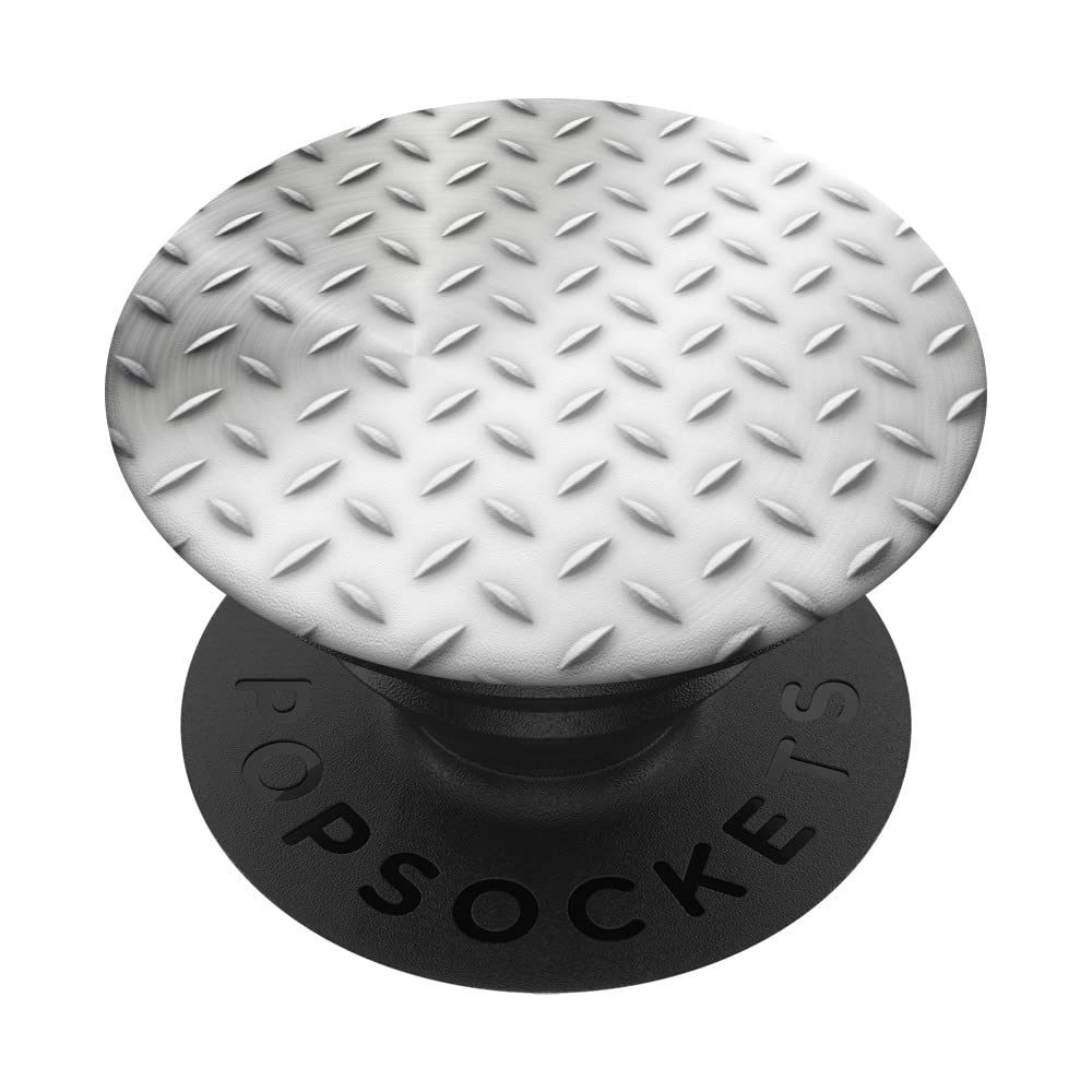 Metal Diamond Steel Plate Sheet For Welder Iron Novelty Fun PopSockets Swappable PopGrip